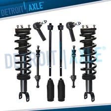 4WD Front Struts & Spring Tie Rod Ends Sway Bars Boots for 2013 - 2018 Ram 1500