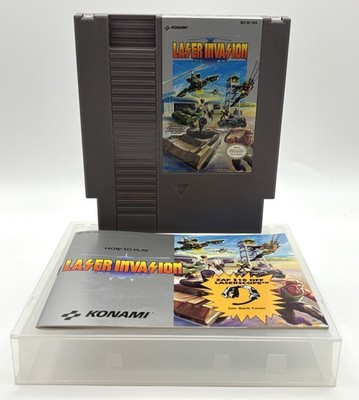 Laser Invasion w/ Original Manual & Protective Case (Nintendo | NES) - Tested