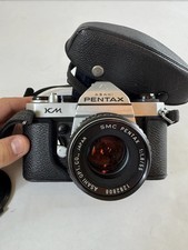 Pentax KM SLR Camera with SMC Pentax 1:1.8/55 Lens, Case, Davidson Tripod
