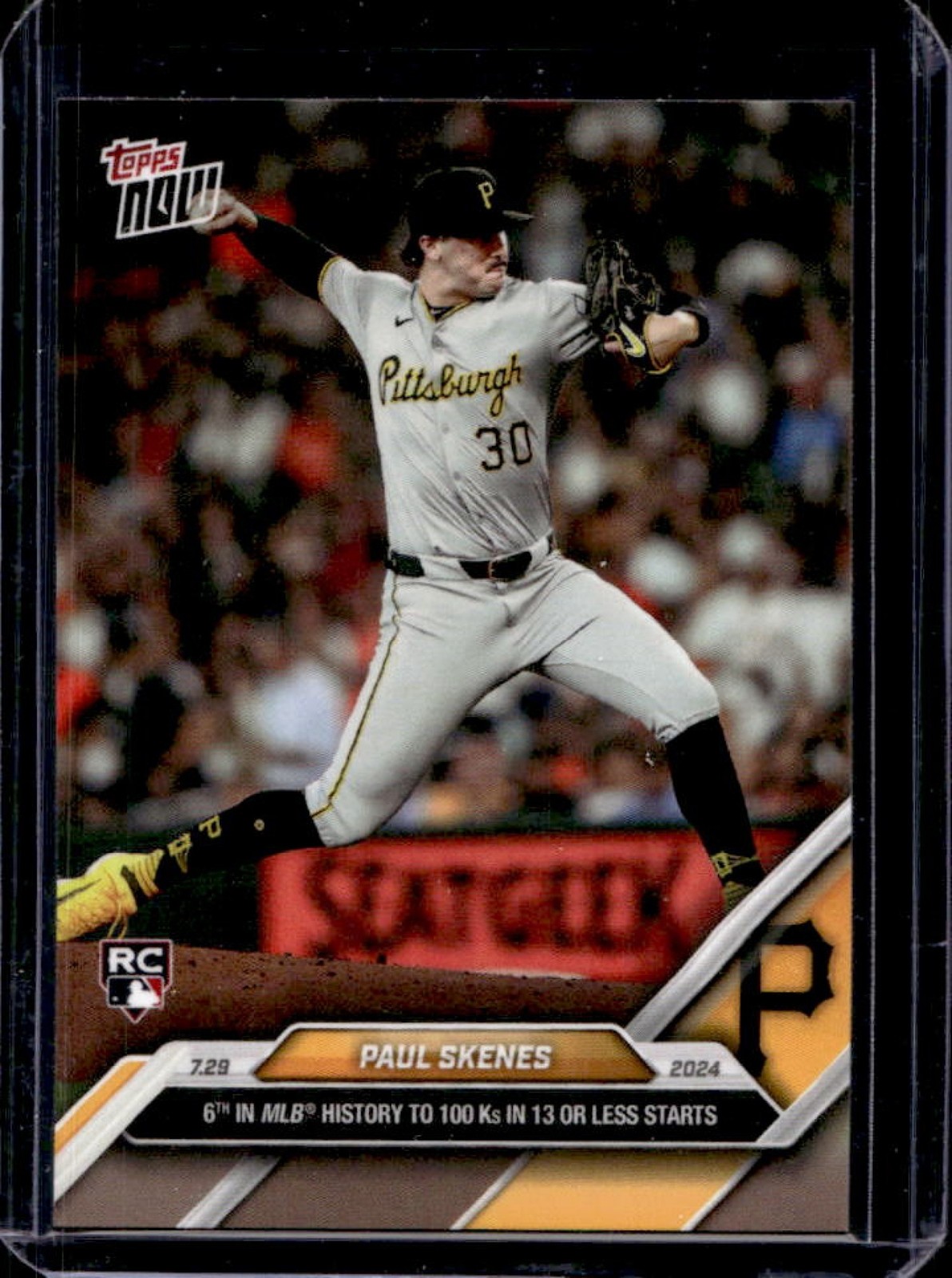 2024 Topps Now Paul Skenes RC Rookie #491 Pirates