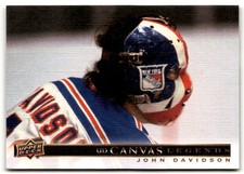 John Davidson 2020-21 SP Signature Edition Legends UD Canvas #C-20 New York