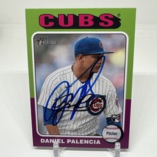 2024 Topps Heritage Daniel Palencia RC SIGNED Chicago Cubs #491 Closer