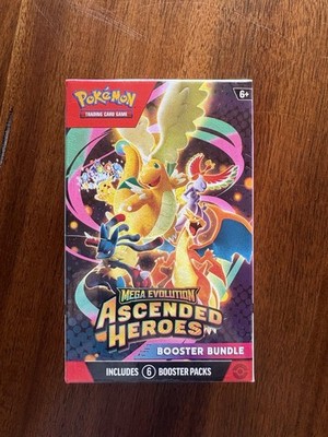  Pokémon Mega Evolution Ascended Heroes Booster Bundle Box 