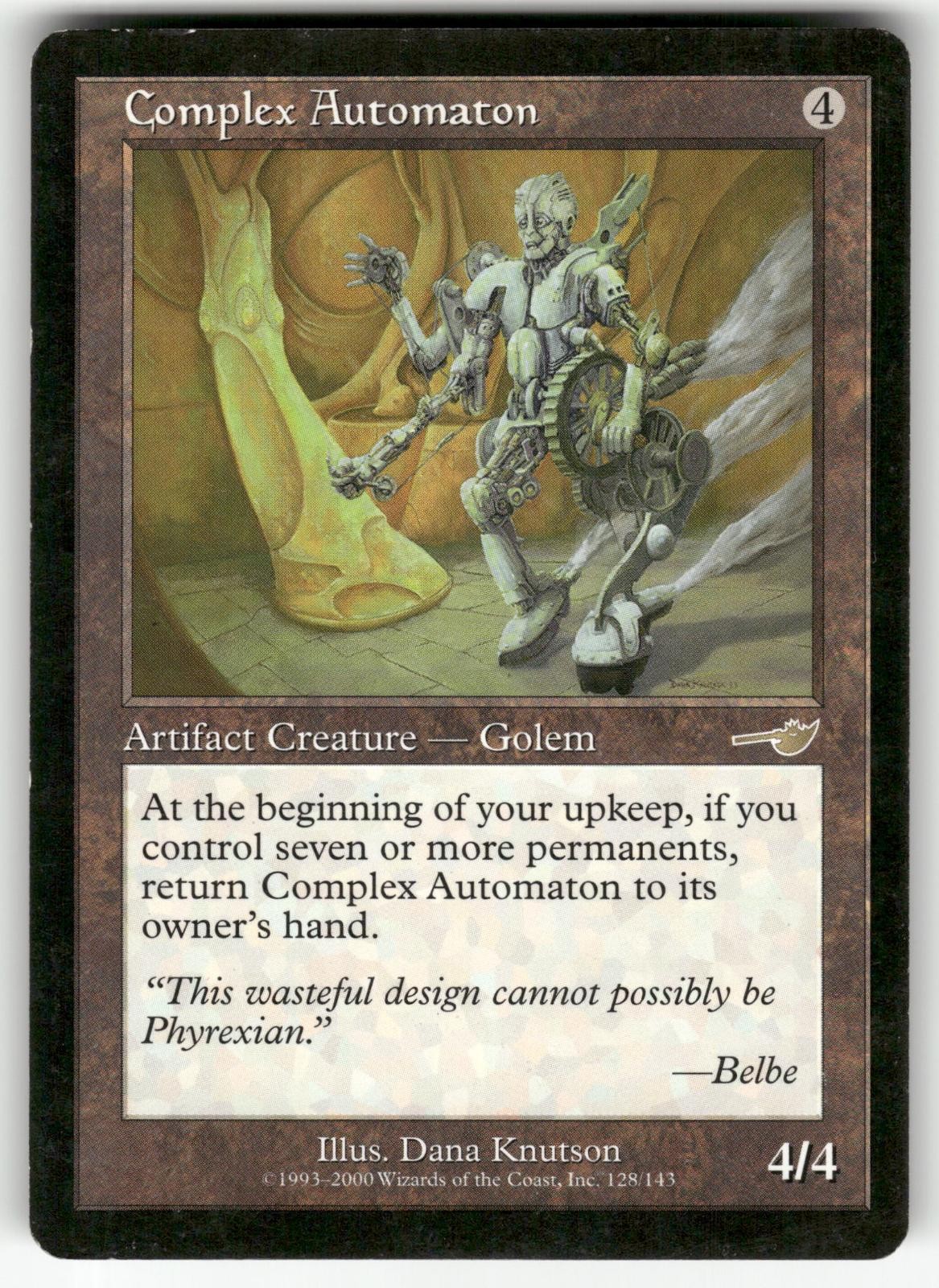 Complex Automaton 128 Rare Nemesis Magic: The Gathering LP