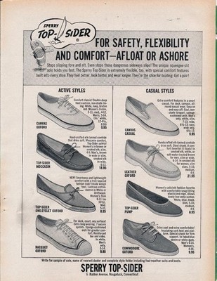 Magazine Ad - 1965 - Sperry Top-Sider Deck Shoes