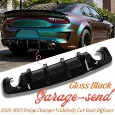 20-23 Charger Rear Diffuser for Dodge Widebody SRT Hellcat/Scat Pack Gloss Black