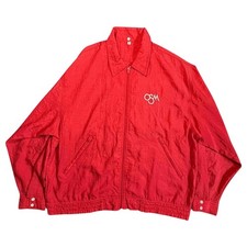 Osaka School of Music Japan Vintage 80s Windbreaker Red M
