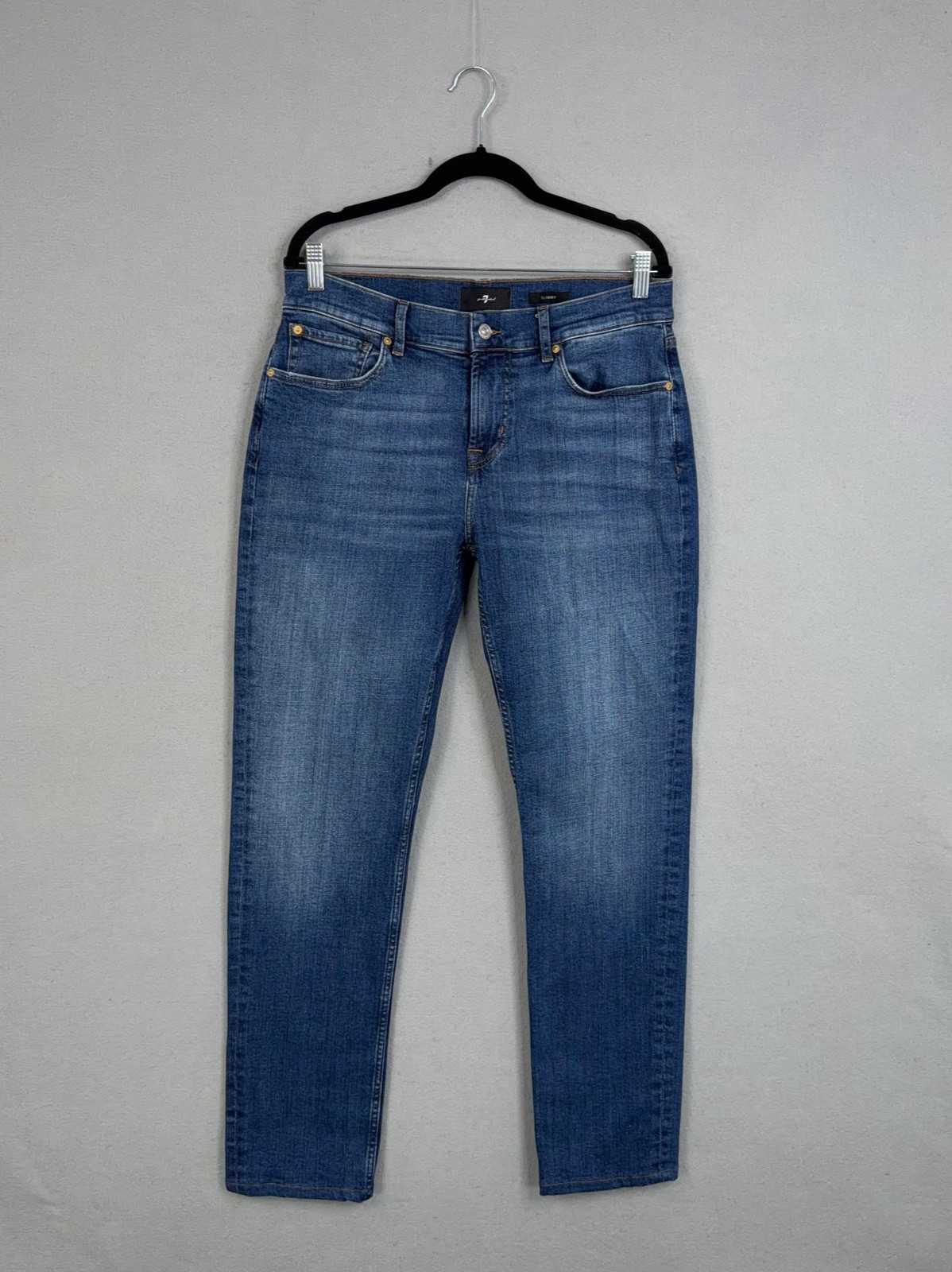 7 For All Mankind Jeans Mens 33 Blue Slimmy Vernon Luxe Performance Denim