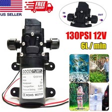12V Water Pump 130PSI Self Priming Pump Diaph...
