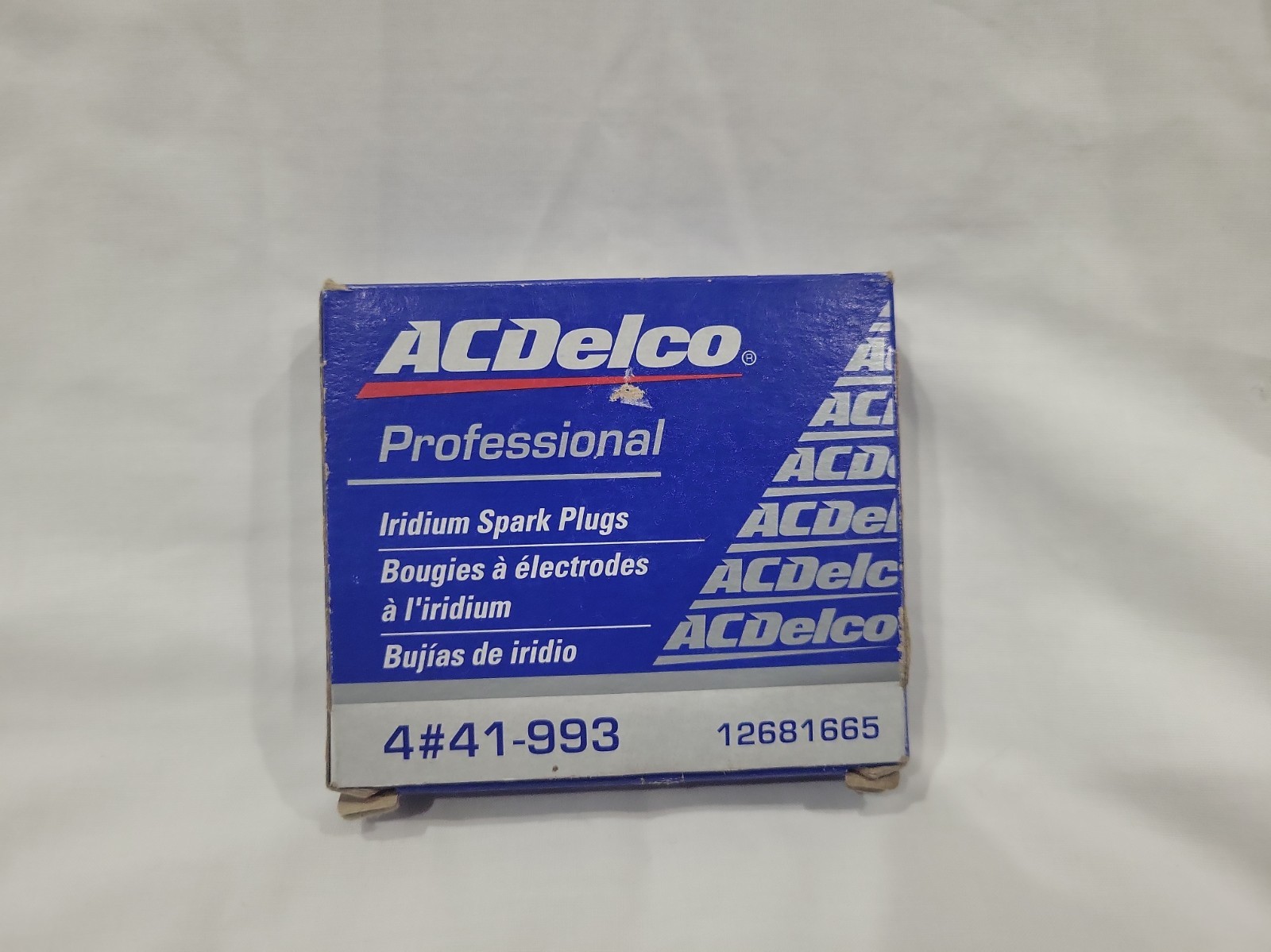 NEW Genuine ACDelco 41-993 Iridium Spark Plugs 12681665 SET OF 4