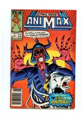 Animax #4 MARVEL / STAR 1987 Final Issue newsstand gemini mailer