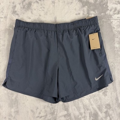 Nike Challenger Men's 5'' Brief-Lined Running Shorts  Gray Size 2XL DV9363 New