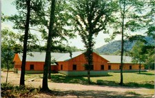 Greenbrier County Youth Camp Anthony West Virginia Postcard Near Blue Bend