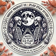 Decor#8" Vintage Garden Tools Floral Aluminum Art - Pastoral Style