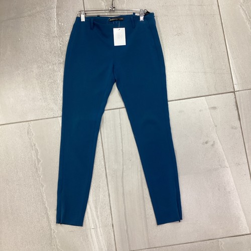 Balenciaga, Pantalone elegante donna balenciaga vintage blu conico piatto davanti