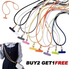 Unisex Soft Liquid Silicone Long Crossbody Strap for Phones Keys and Accessories