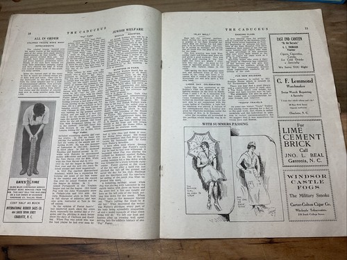 7 Sep 1918 The Caduceus Camp Greene Nc Army Base Hospital Boletín B40 - Imagen 7 de 13