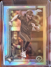 Topps 2024 Chrome Bo Bichette Toronto Blue Jays #101 Baseball MLB Card Sepia
