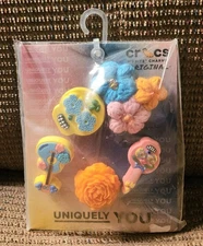 Crocs Jibbitz Charms Dia De Los Muertos 5 Pack Multi-color New In Package