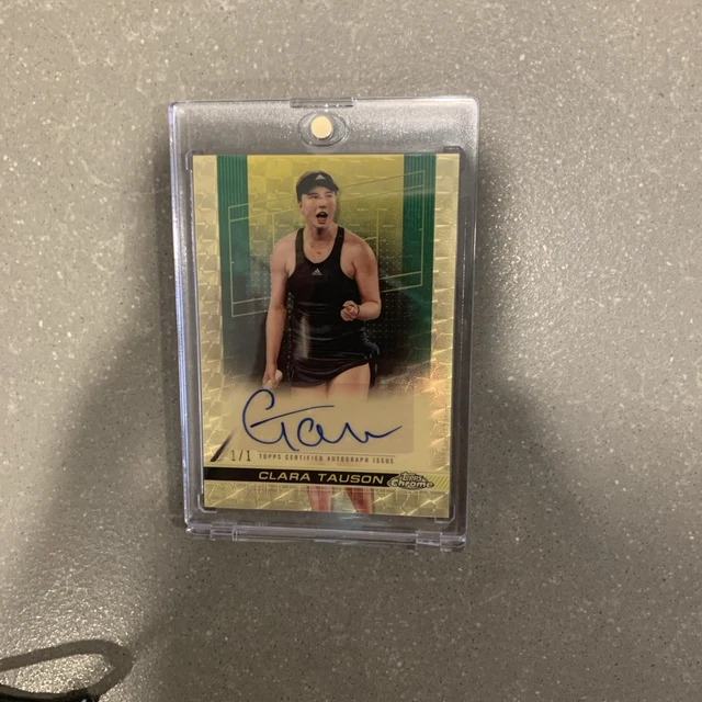 2024 Clara Tauson Topps Chrome Superfractor Autograph 1/1 True