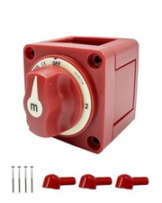300A Battery Disconnect Switch 12V-48V Waterproof Ignition Protected Marine