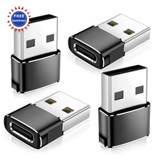 Upgraded USB to USB C Adapter Type C Female to A Male Charger for iPhone iPhone