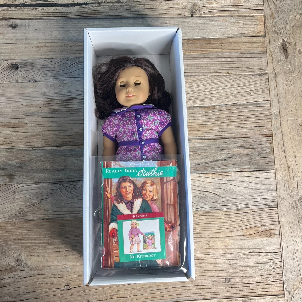 Muñeca Ruthie American Girl, Retirada, Completa, Conjunto Original, Libro, Caja, Nueva Foto 3 de 4