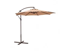 10ft Cantilever Patio Umbrella Outdoor Pool Offset Hanging Market Umbrella BEIGE