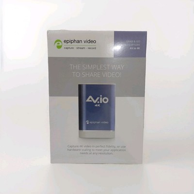 Epiphan Video Capture AV.io 4k Video Grabber USB 3.0 ESP1360 New Never Opened