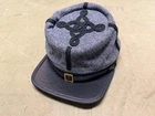 CIVIL WAR CONFEDERATE CSA INFANTRY WOOL CAPTAIN OFFICER KEPI CAP-MEDIUM