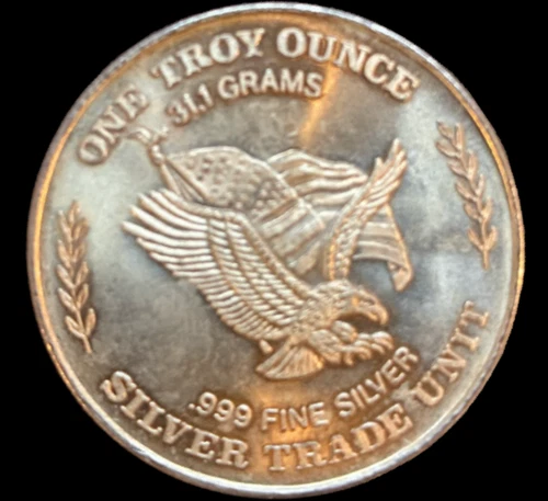 1981 U.S. Assay Office San Francisco 1 Oz .999 Silver Bullion Round