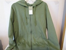 Goodfellow Co Hooded Ultra Soft Fleece Zip-up Mens Sweatshirt Green Size M