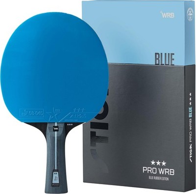STIGA Tischtennisschläger Pro WRB Blue Edition - 3-Sterne Tischtennis Schläger