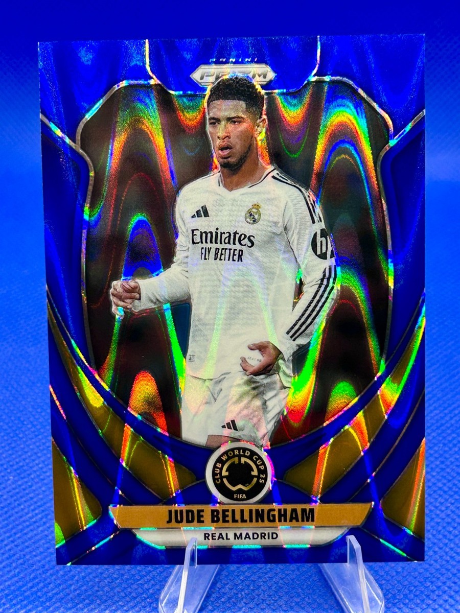 2025 Panini Prizm FIFA Club World Cup Jude Bellingham Blue Seismic