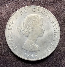 1965 Great Britain Sir Winston Churchill Commemorative Crown Coin-KM#910