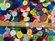 Mixed Buttons assortment 50 Big Jumbo Large  sizes 1 inch  to  1   1/4 inch