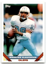 1993 Topps Webster Slaughter Houston Oilers #360