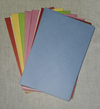 Lot of 50  Blank ENVELOPES for Mailing - Multi-Color & White 8.5" X 6"
