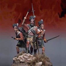 1/32 Scale Scottish Highlander Soldiers Historical Military Figures Unassembled