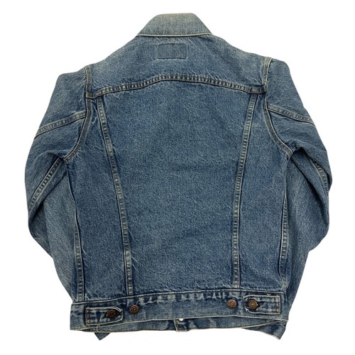 Vintage Levi's Denim Trucker Jacket 70506-0216 Blue Size 36 Made in USA Red Tab - Picture 7 of 13