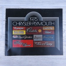 Chrysler-Plymouth - All Models - 1975 - Brochure - Dealership - Color - VTG