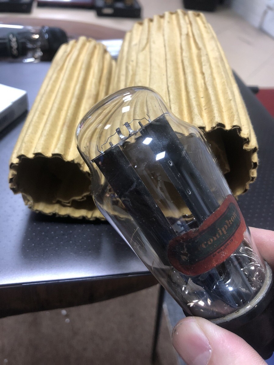 Marconi U52/5U4G NOS Curved Top String Black Plate Cup Getter