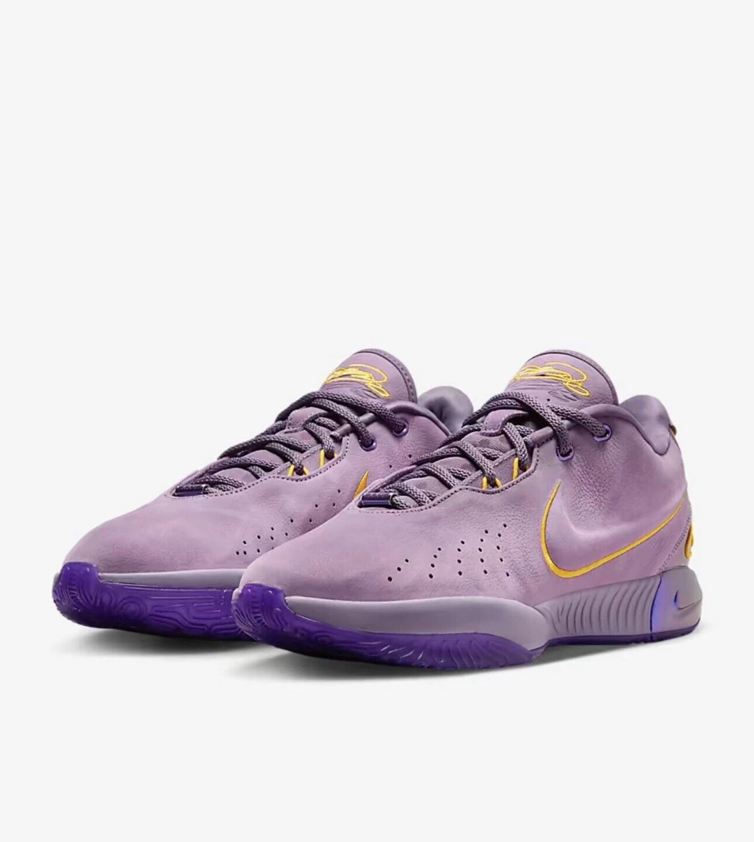 Nike Lebron XXI 21 Men's Shoes Violet Dust Purple Cosmos Multi-Sz