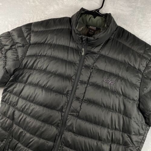 Outdoor Research Transcendent Jacket Mens XL Goose Down Puffer Black
