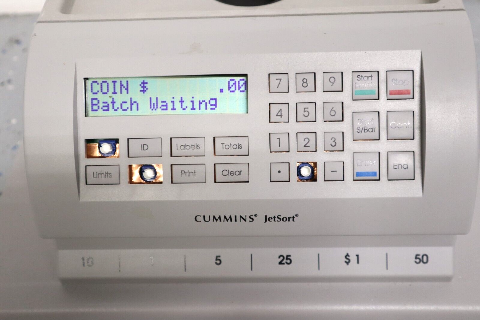 Cummins Allison JetSort 1606 Series 1600 Coin Sorting Machine and Coin