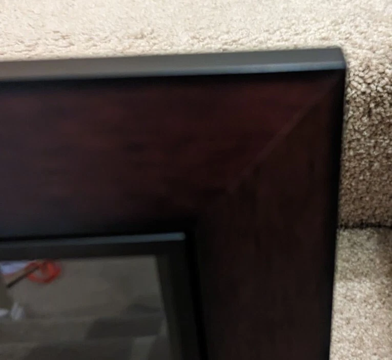 NUEVO Marco Townson University Diploma; Marco Cereza Negro con Alfombrillas Doradas y Negras Foto 4 de 4