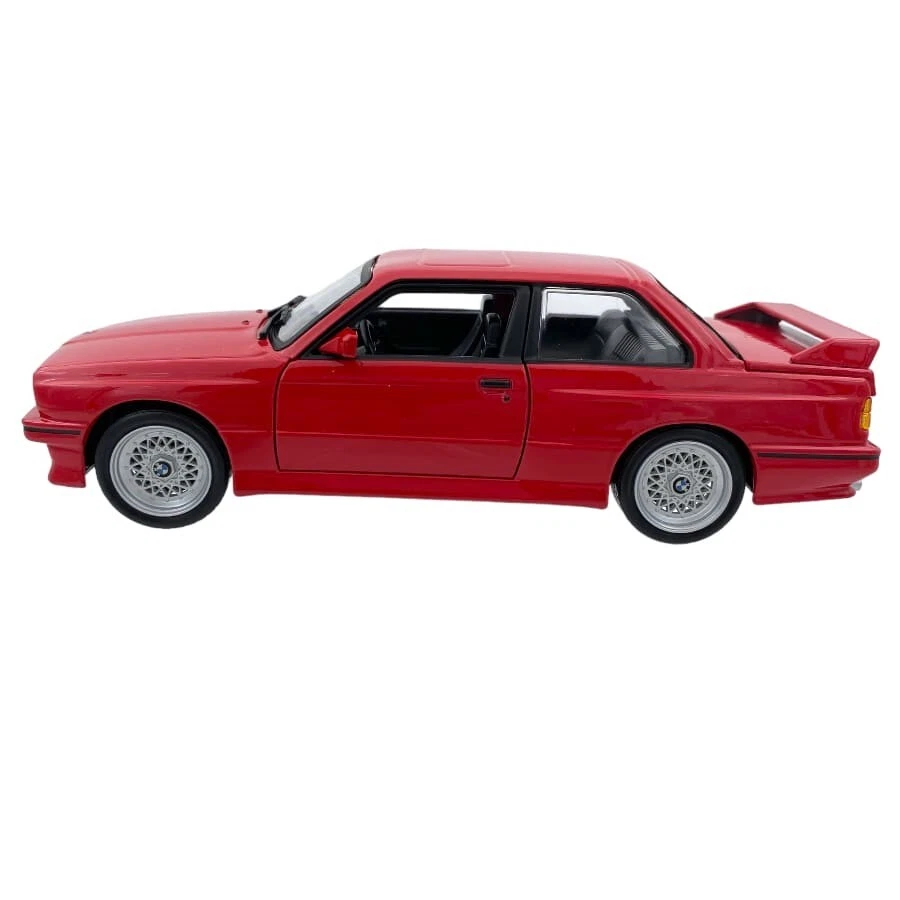 BMW 3 Series M3 Serie 3 E30 - 1988 Rosso Red Burago Bburago 1:24 Nuovo 1/24 - Immagine 2 di 4