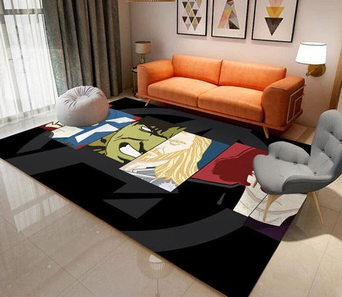 Alfombra 3D Marvel Avengers Spider Man Alfombra Puerta Alfombra Suelo Silla Alfombra-- - Imagen 26 de 47