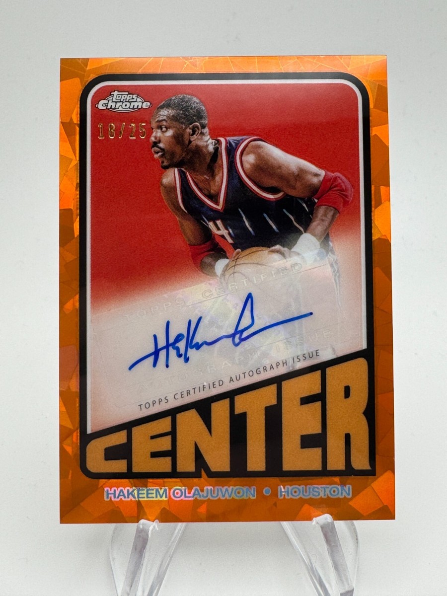 HAKEEM OLAJUWON　オラジュワン　直筆サインカード　AUTO　NBA HAKEEM OLAJUWON オラジュワン 直筆サインカード AUTO NBA