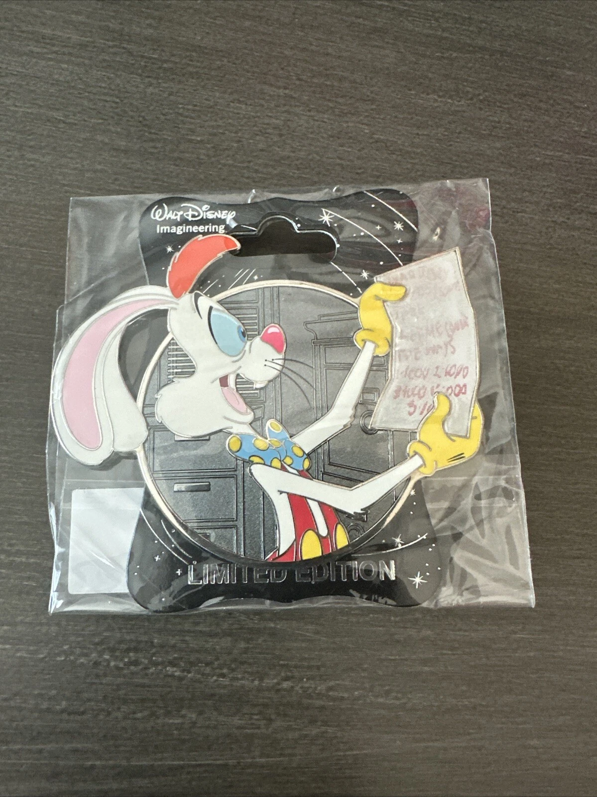 WDI Disney Heroes Pin Roger Rabbit Profile LE 250 BRAND NEW Who Framed